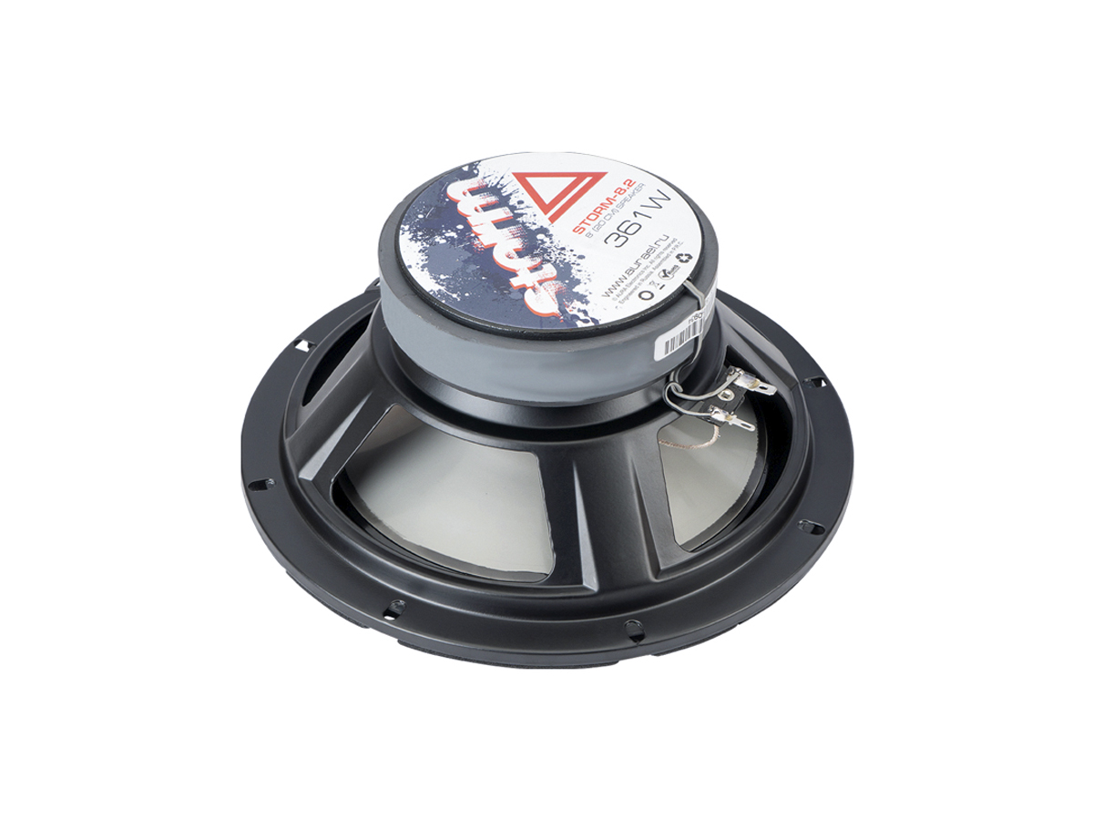 AurA | STORM-8.2 | 8" (20cm), 2-полосные, коакс., ВЧ-ШЕЛК, 181/361w, 40Hz - 20kHz, 92db, сетки | 7