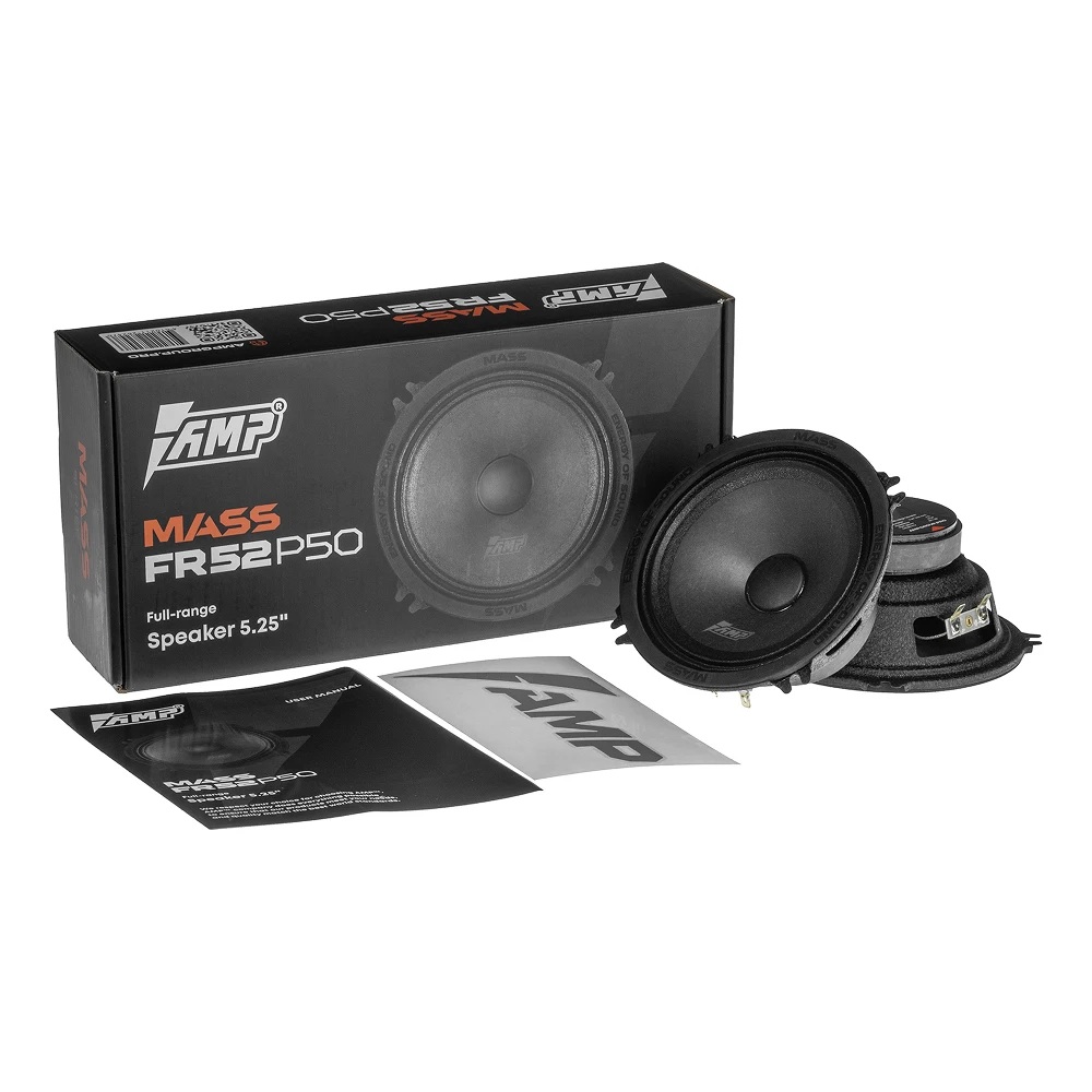 AMP | MASS FR52P50 | 13см Эстрадная Широкополосная 4 Ом. ПАРА | 7