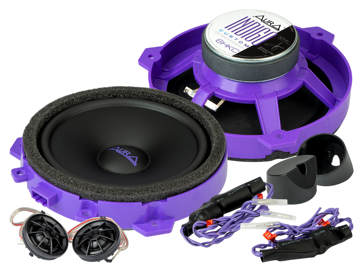 AurA | INDIGO-6HKC | HYUNDAI / KIA, 2-полосные, компонентные, 51/101w,  40Hz - 20kHz, 91db | превью 1