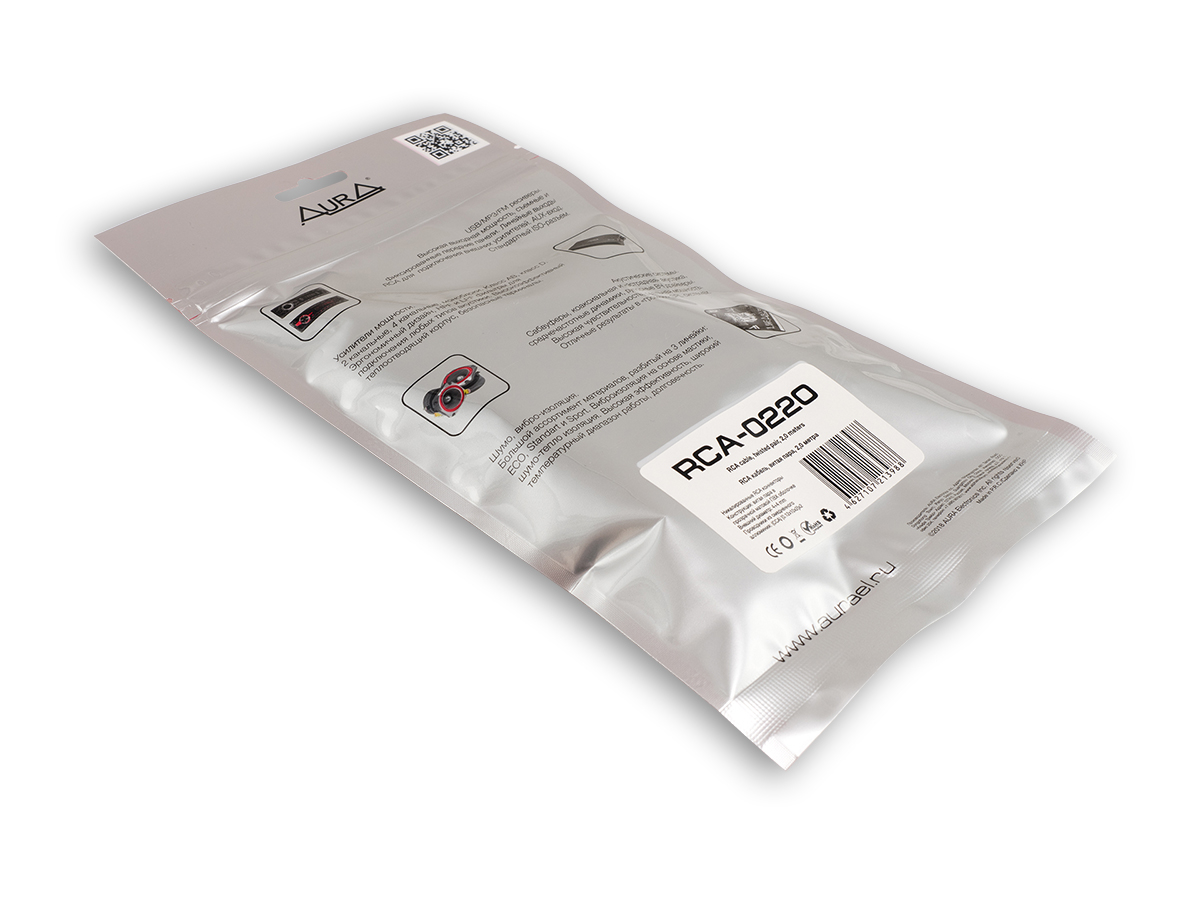 AurA | RCA-0220 | RCA-кабель 2 метра, 2 канала, витая пара | превью 3