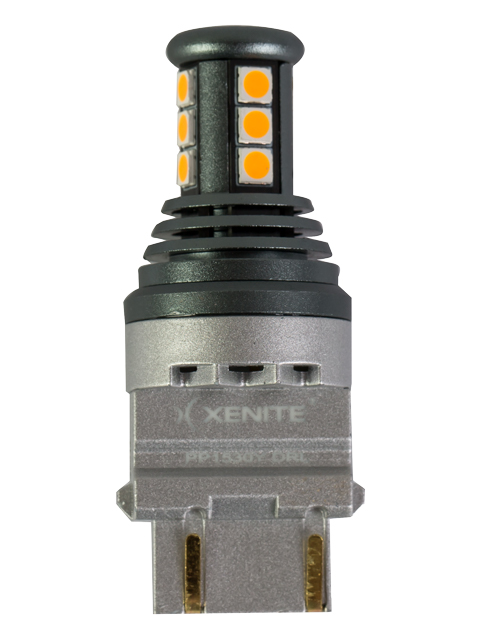 XENITE |  P27/7W  PP1530Y DRL | ОРАНЖЕВАЯ Диодная лампа с цоколем, 750Lm, 5000K, ПТФ/ДХО 2 шт | превью 2