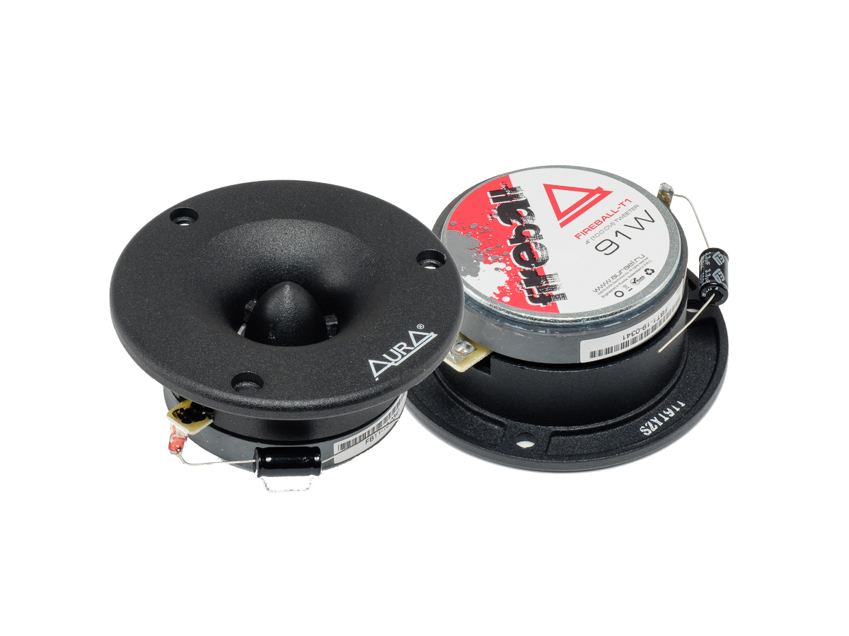Акустика эстрадная AurA FIREBALL-T1 ВЧ 4 (10cm), ПАРА, 4 Ом, 5191w, 100db, 3kHz - 20kHz, 36mm