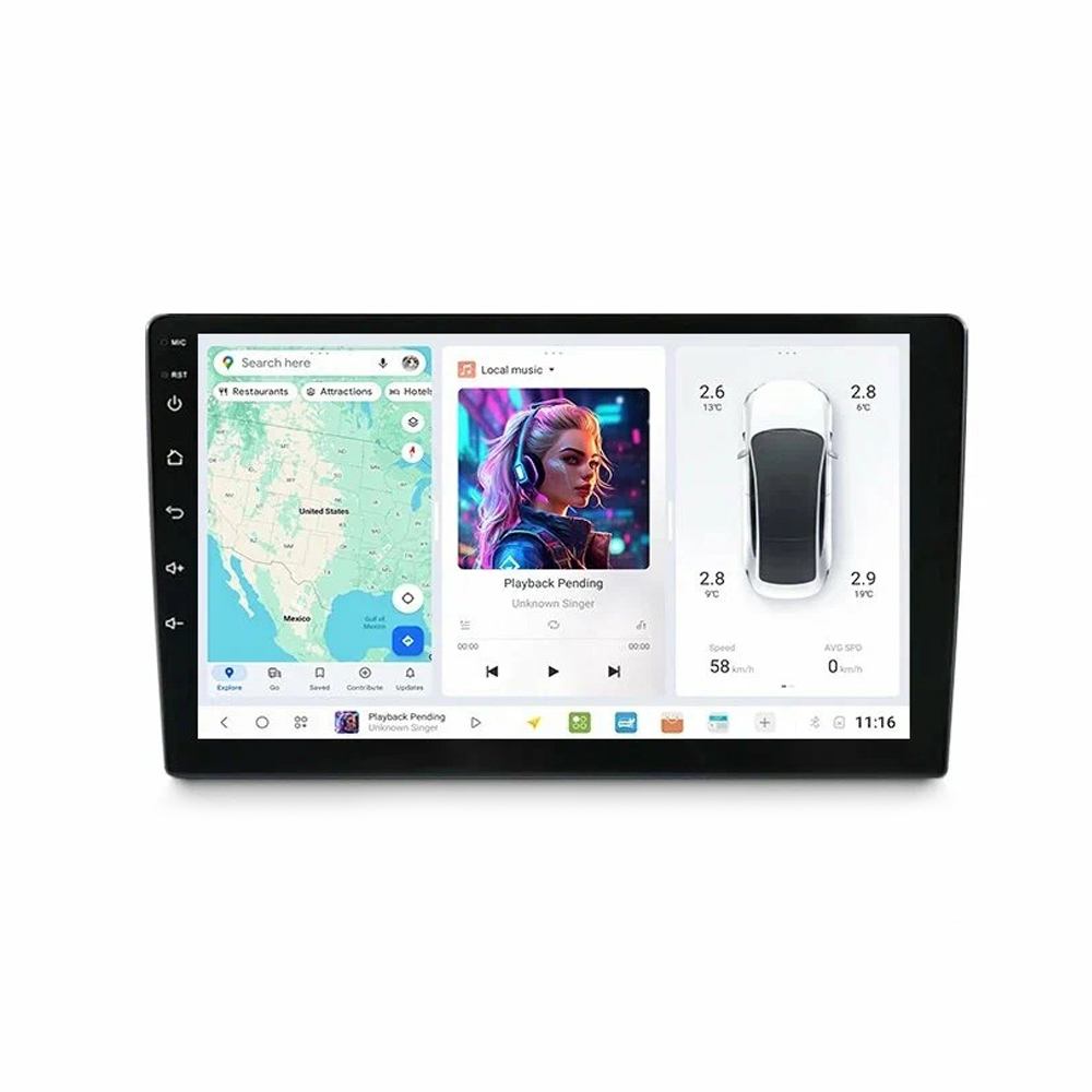 DUDU | Dudu3 Button 10" 4-64 | Android 12, 4G. дисплей 10 " Wi-Fi, USB, BT,| превью 1