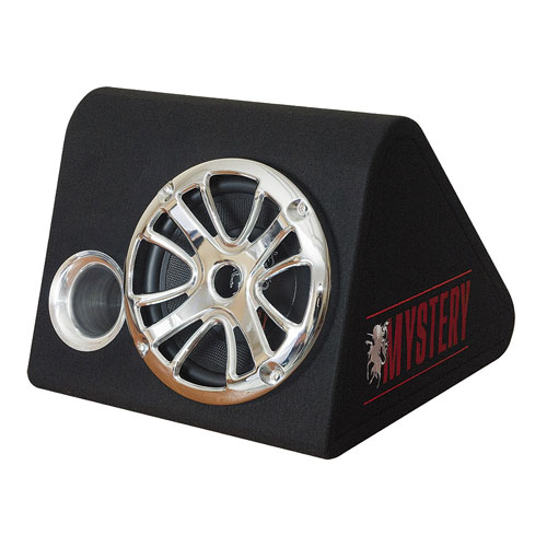 Mystery MBV-301 400W.12 трехугольн.закр.черн.ящик с ФИ хром.сетка