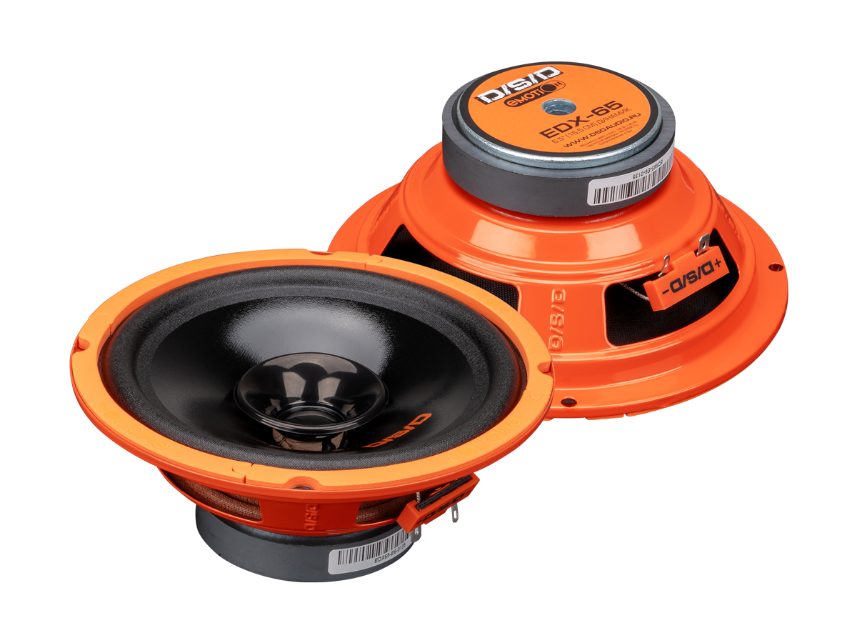 D/S/D | EDX-65 | 6.5" (16.5cm), ПАРА, 4 Ом, 60/100w, 92db, 60Hz-20kHz, 67mm | превью 1