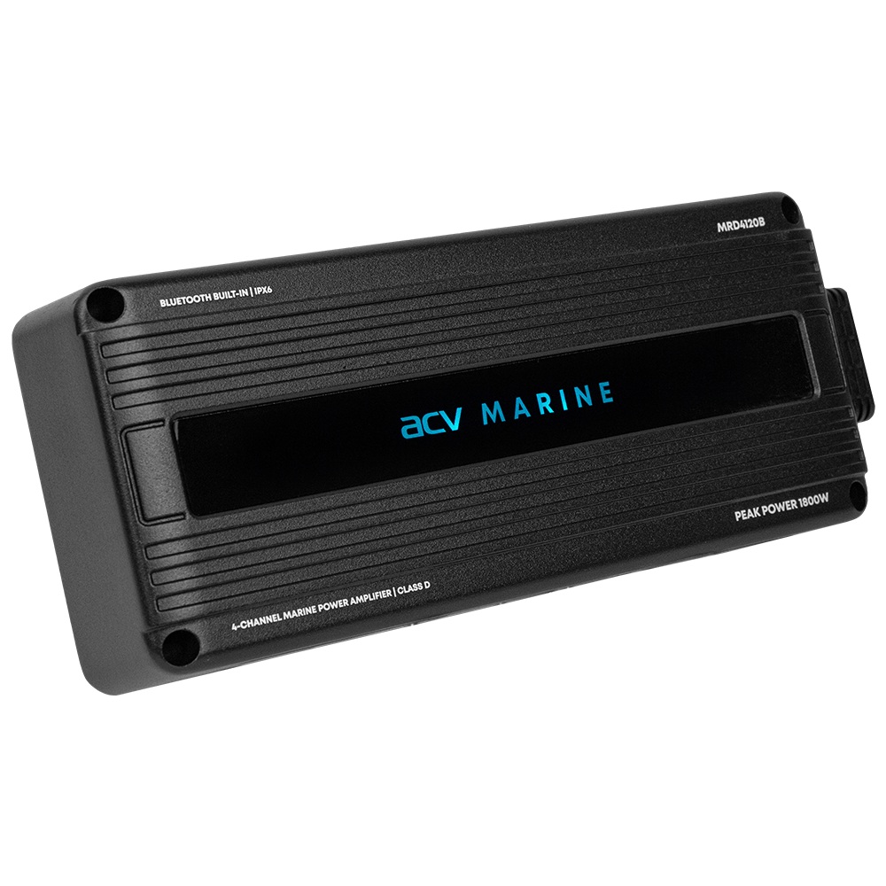 ACV | MRD4120B | морской влагозащищенный усилитель/ 4*120Вт/4-3-2 канал/4-2Ом | превью 1