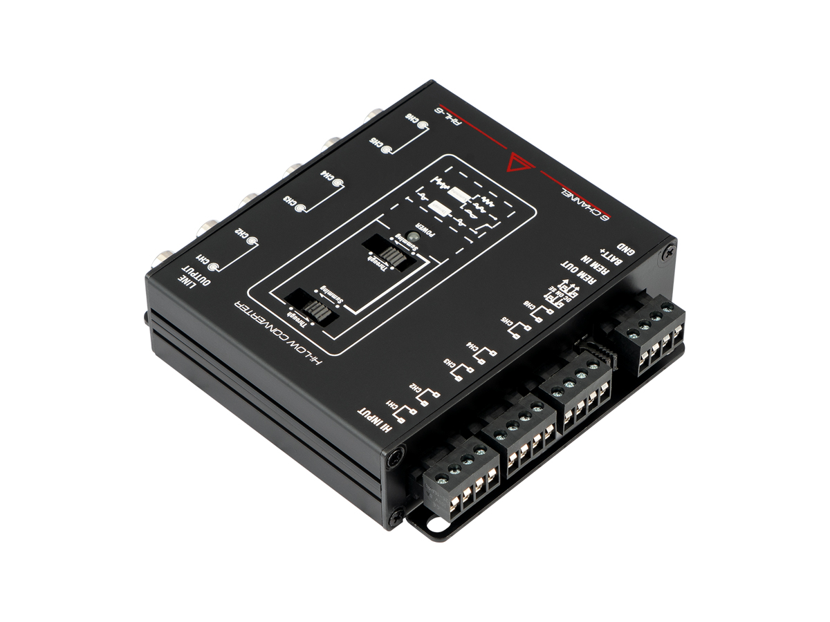 AurA | RHL-6 | Конвертор уровня, 6 каналов, силовой вход - RCA выход, сумматор | превью 2