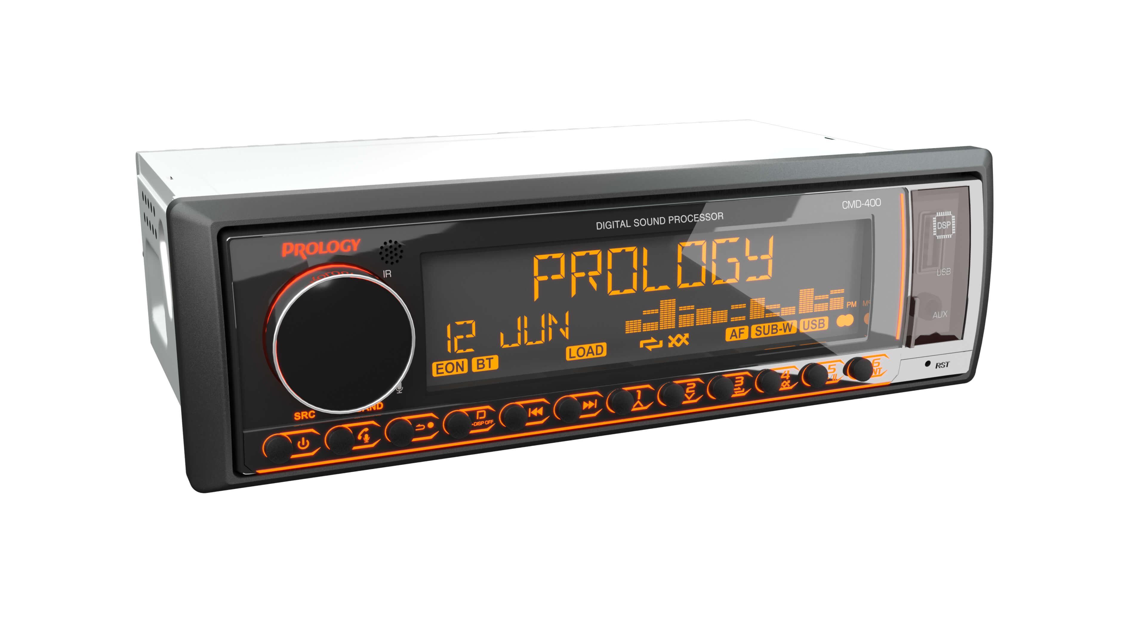 Prology | CMD-400 |ПРОЦЕССОР DSP, USB/SD/MP3,  Bluetooth | превью 3