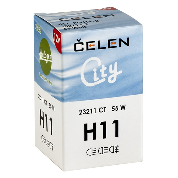 CELEN | H11 23211CT Halogen | Лампа Halogen City + 30% H11 12V 55W  СИНЯЯ | превью 1