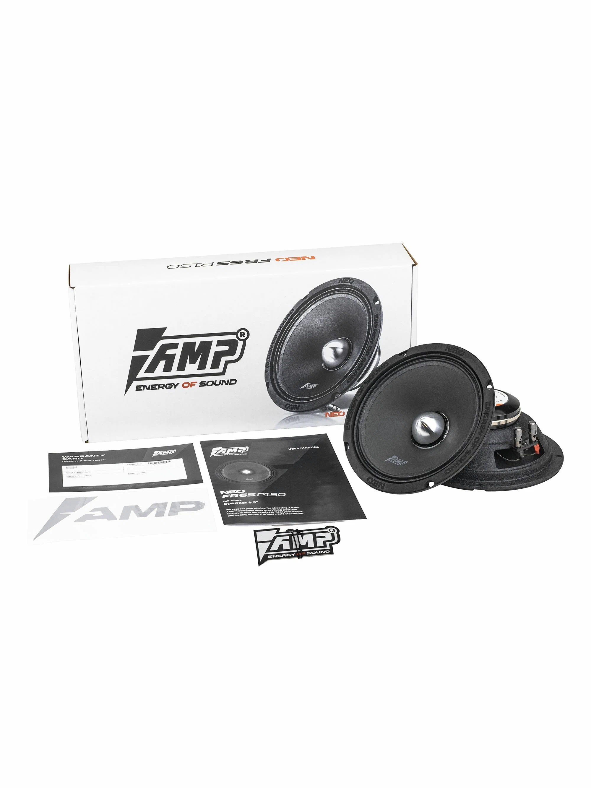 AMP | NEO FR65P150 | 16см Эстрадная Широкополосная. 4 Ом. 2ШТ | 7