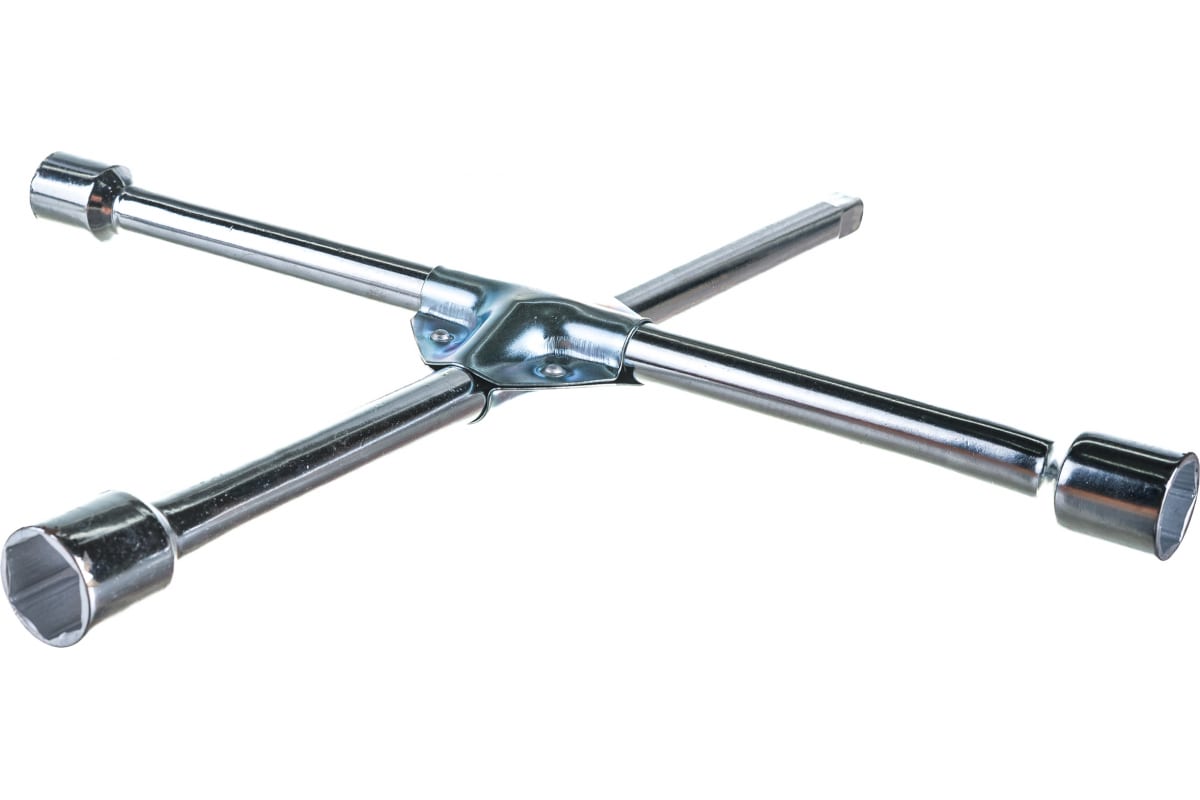 DolleX | KBX-114 | Ключ баллонный крестовой 17х19х21х1/2' усиленный, хром| превью 2