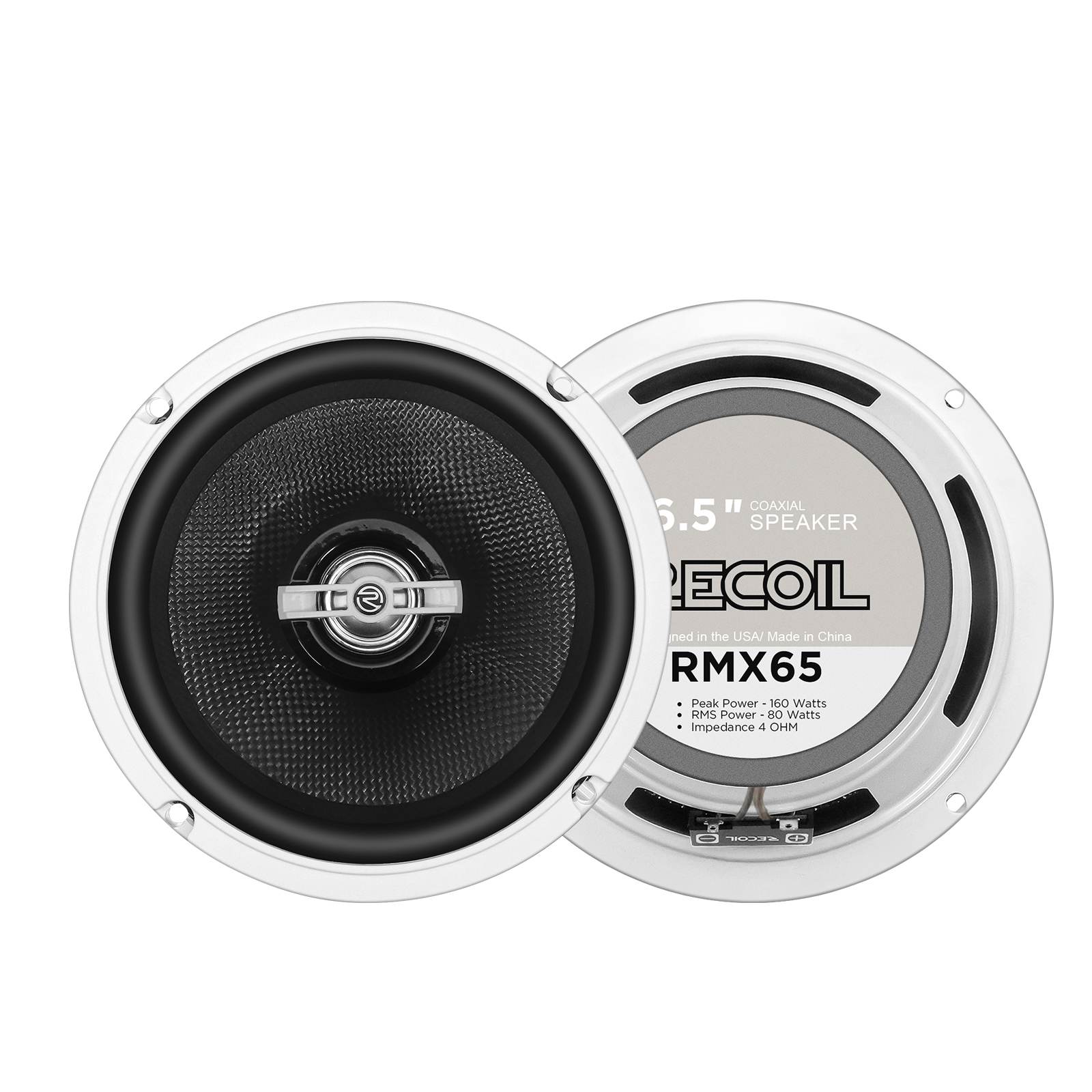 Recoil | RMX65 | 2-х пол. коак., 6.5”(165 mm), 3.2Ом, 60-20000Гц,  RMS/Peak - 80W/160W  | превью 1