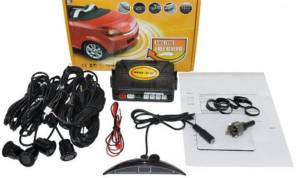 Sho-me | Y-2616N04 Black  |4 датчиков цв.диспл.дуга/перех.кольца, 22mm | превью 3