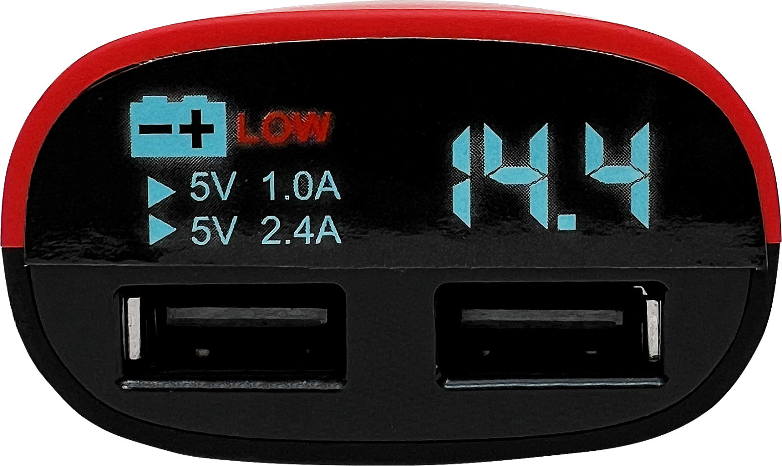 Ural | УРАЛ ТТ УЗАВ-ТТ2USB | ЗУ с вольметром 2USB 1А + 2,4А | 2