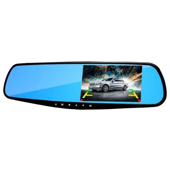 Eplutus | D02 | Зеркало 2 камеры  Full HD1920x1080, 140гр., 4.3" экран | превью 1