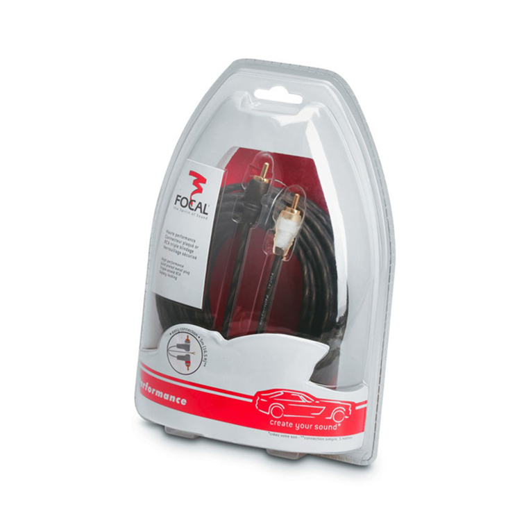 Focal |  RCA  PR5 | RCA 5м межблочный кабель, угловые коннекторы с одной стороны  | превью 1