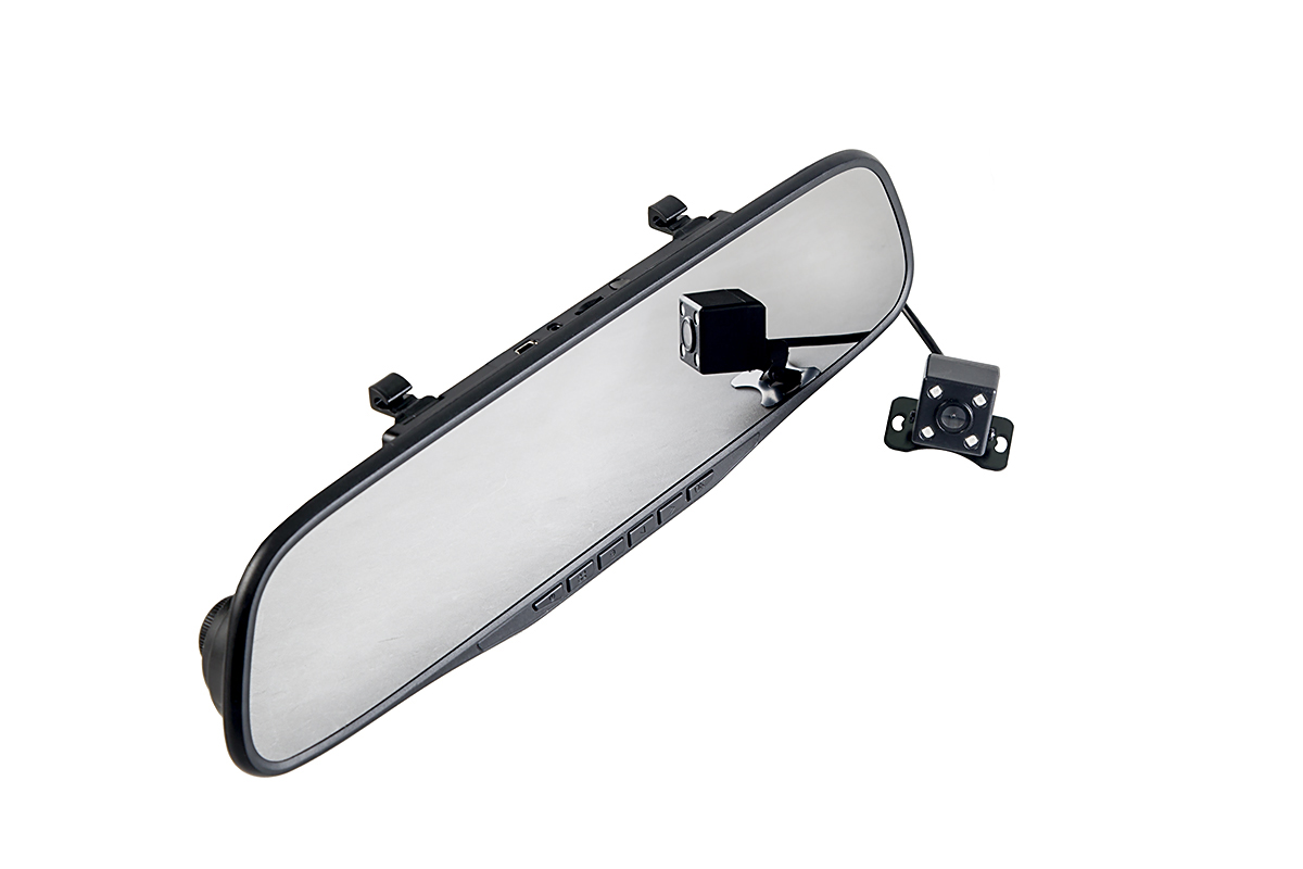 SilverStone F1 | NTK-351 Duo | Дисп 4,3" Зеркало з/в + камера з/в ,  Full HD,140гр | превью 2