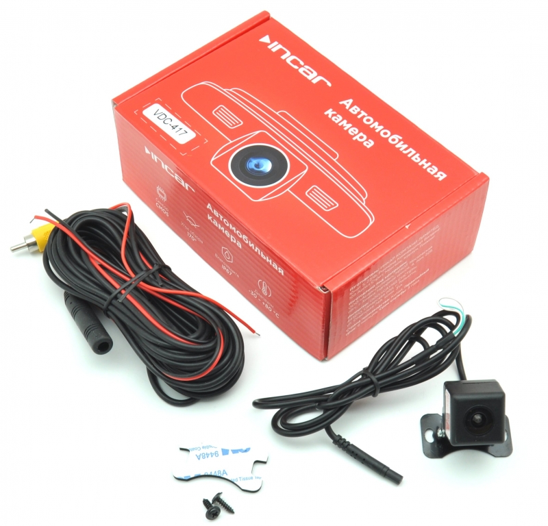 Incar | Camera VDC-417 | видеокамера с  подсветкой,1,.0-0,5 люкс, 170 гр, парковочные линии | превью 2