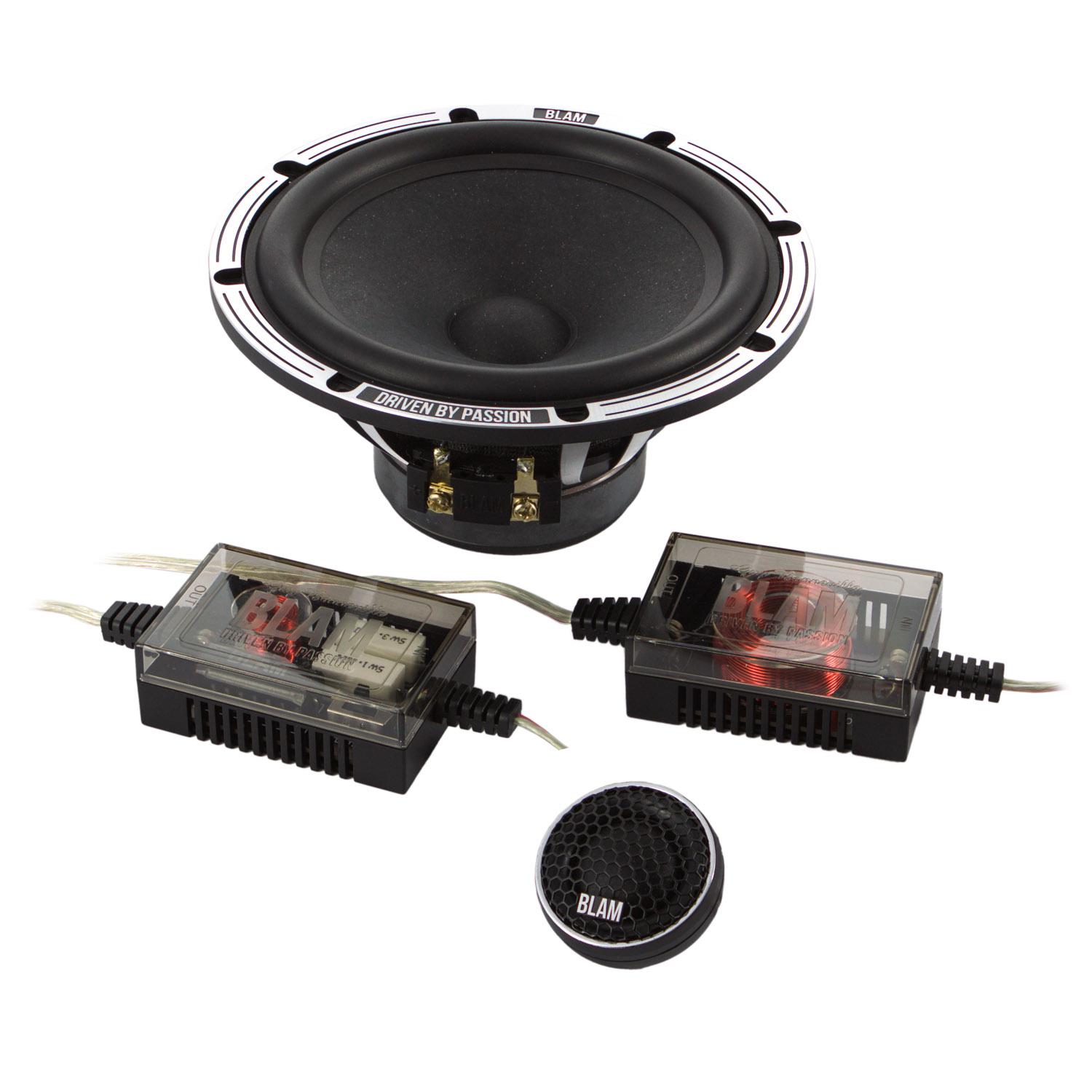 BLAM | 165LSQ | 2-х полос.компонетная акустика,6.5"(16см) , 60/120Вт, 74Гц-25кГц, 2Ом, 93.3 дБ | превью 1