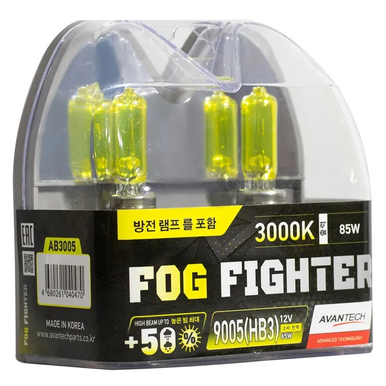 AVANTECH | HB3 | Лампа высокотемпературная HB3 12V 65W (85W) 3000K, комплект 2 шт. | превью 1