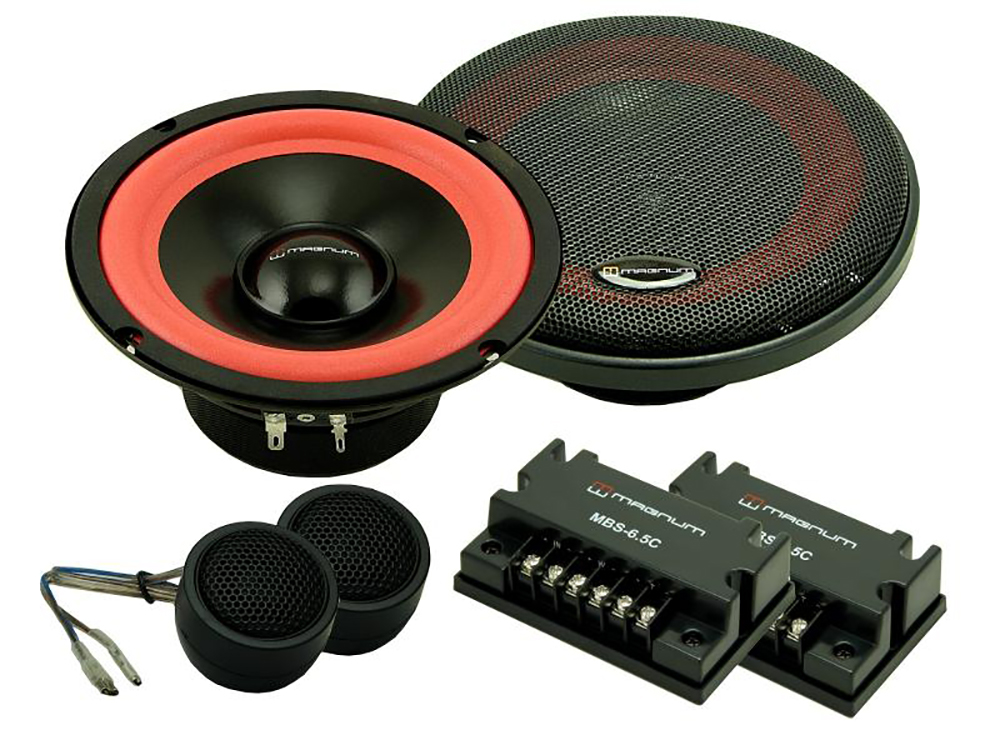 MAGNUM | MBS-6.5C | 2-х компонентная, 16,5см,  твитер 2,5см, RMS 70Вт, 4Ом, 50Гц-20кГц | превью 1