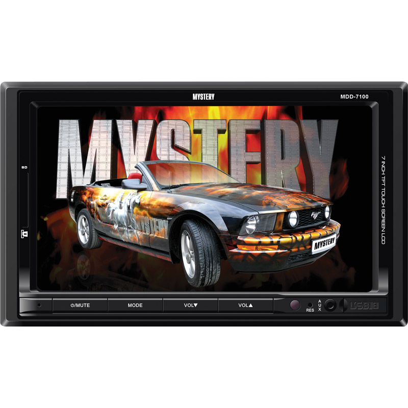 Mystery | MDD-7100 | 7", 2DIN, изменяемая подсветка, USB, SD, ДУ, 1RCA | превью 1
