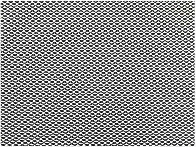 DolleX | DKS-003| Металлическая сетка декоративная 100 х 30 см, черная, ячейки 6мм х 3,5мм| 2