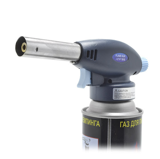 Газовая горелка | 915 | Газовая горелка пьезоподжиг синяя №915| превью 2