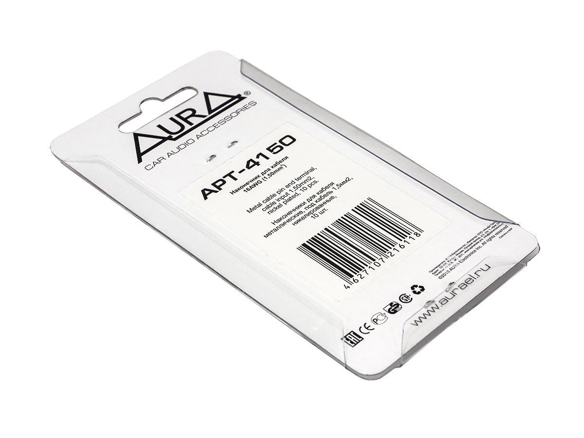 AurA | APT-4150 | Гильза акустическая, 1.5мм, комплект 10шт., Nickel, блистер | превью 2