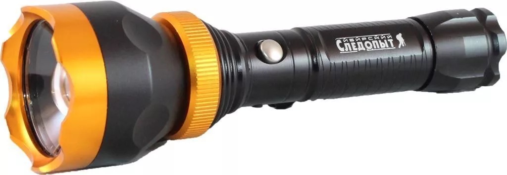 СИБИРСКИЙ СЛЕДОПЫТ | ПРОФИ L-43 | Ручной, 1 диод, ZOOM,520 Lm,питание-аккумулятор 220+12V+ААА*3 шт.| превью 1