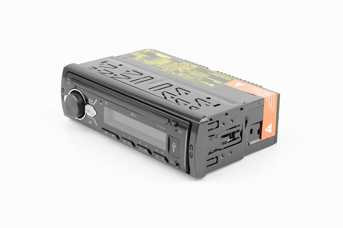 ACV | AVS-824BW |  24V!/белая/BT/USB/SD/FM/AUX/MP3/4*45/фикс.панель | превью 2