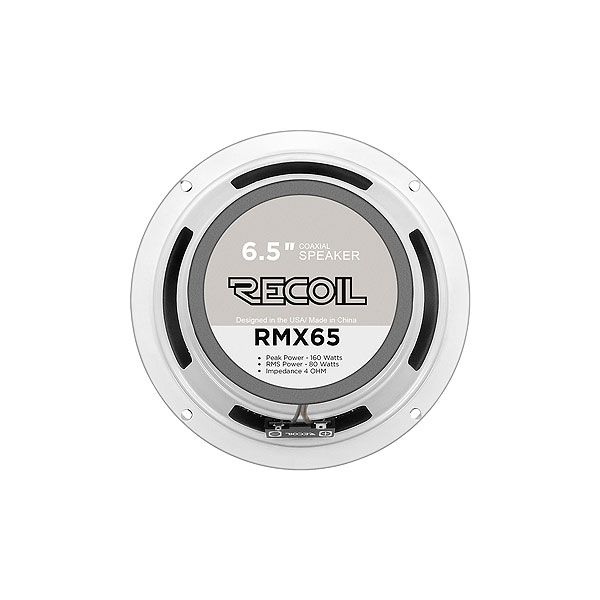 Recoil | RMX65 | 2-х пол. коак., 6.5”(165 mm), 3.2Ом, 60-20000Гц, RMS/Peak - 80W/160W | 5