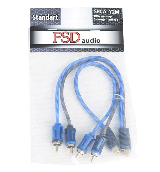 FSD audio | SRCA - Y 2M | Y-кабель 0.2 метра, 1 мама/2 папы, гибкий силикон | превью 2