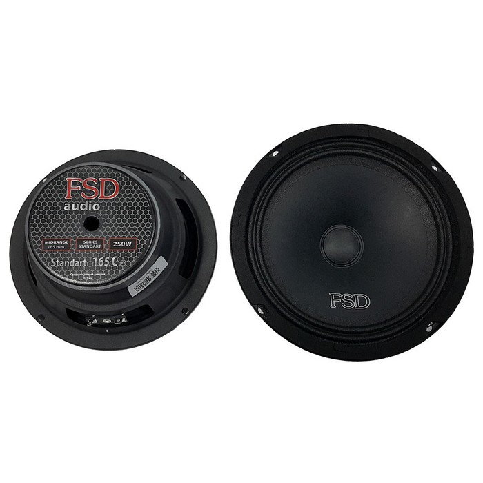 FSD audio | Standart 165C | V2  Мидбас 6.5", 4Om, 80 Вт RMS, 250 Вт MAX, 92.5Дб,  ПАРА | превью 2