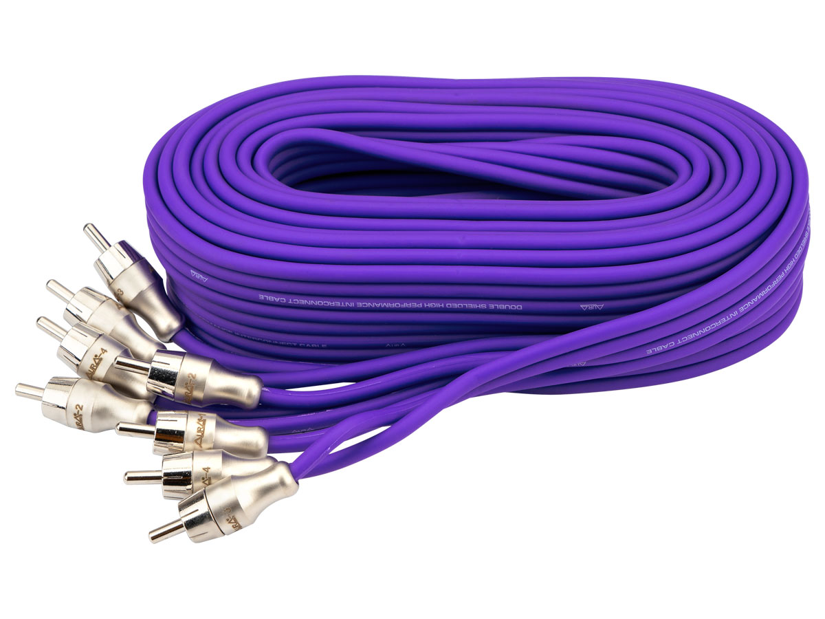 AurA | RCA-B254 MkII | RCA-кабель 5 метров, 4 канала, бескислородная медь (OFC), двойной экран | превью 1