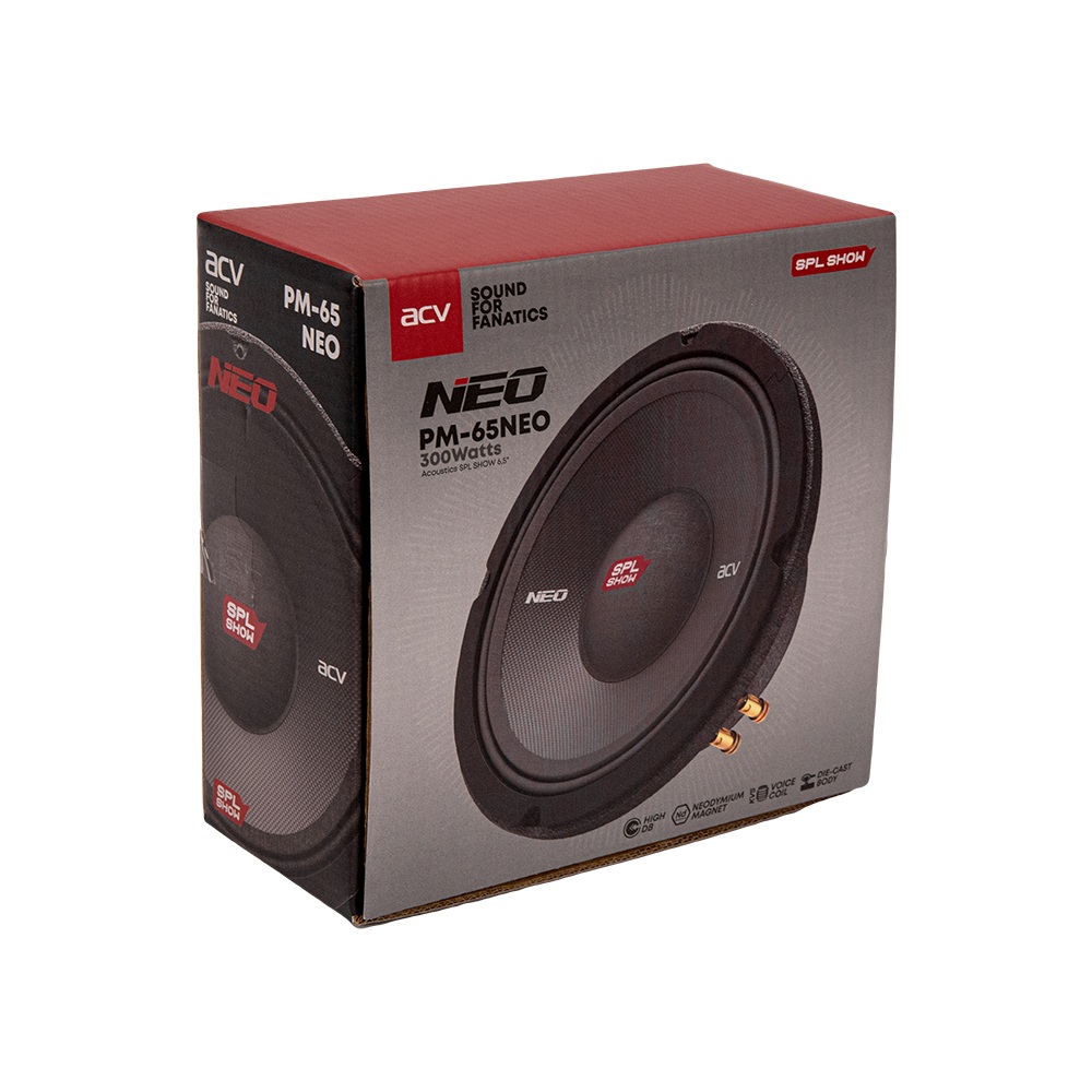 ACV | PM-65NEO | SPL Show акустика СЧ 6,5"/RMS=150Вт/4Om. 1 шт. | 6