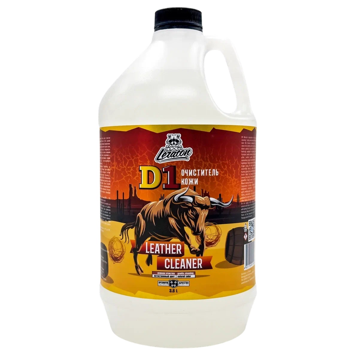 LERATON | D1 | Очиститель кожи LERATON D1 3,8л| 1