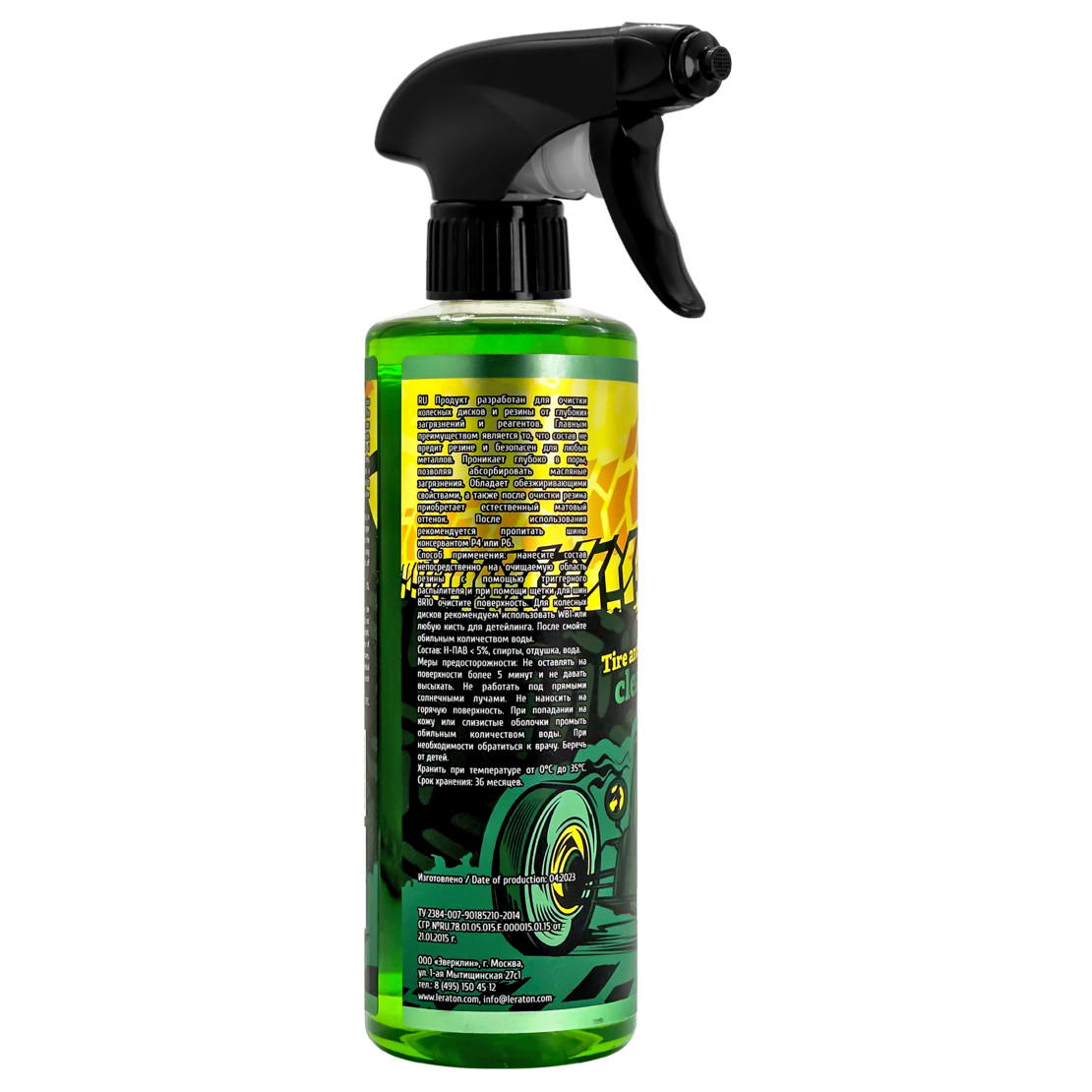 LERATON | G11 | Очиститель покрышек и колесных дисков LERATON 473мл| 2