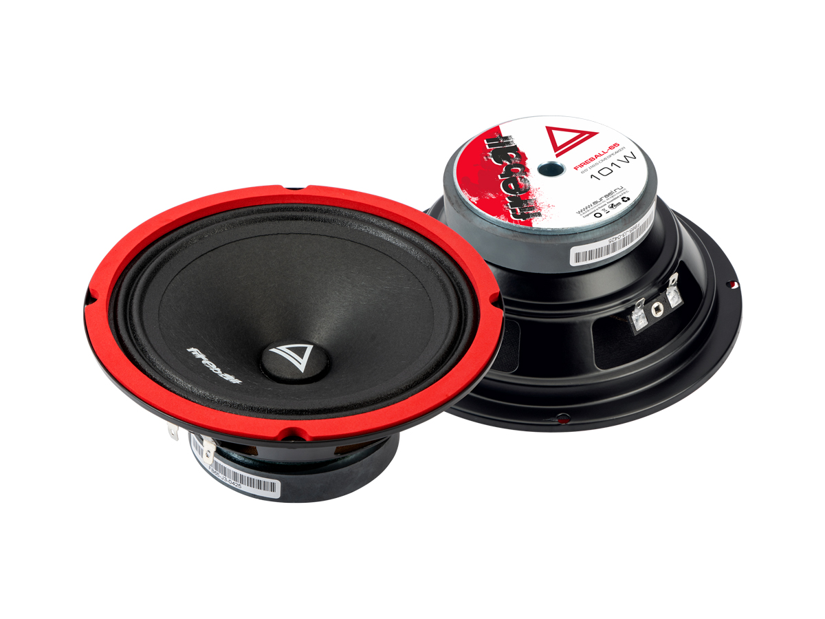 AurA | FIREBALL-65 | 6.5" (16.5cm), ПАРА, 4 Ом, 61/101w, 92db, 80Hz-15kHz, 67mm | 1