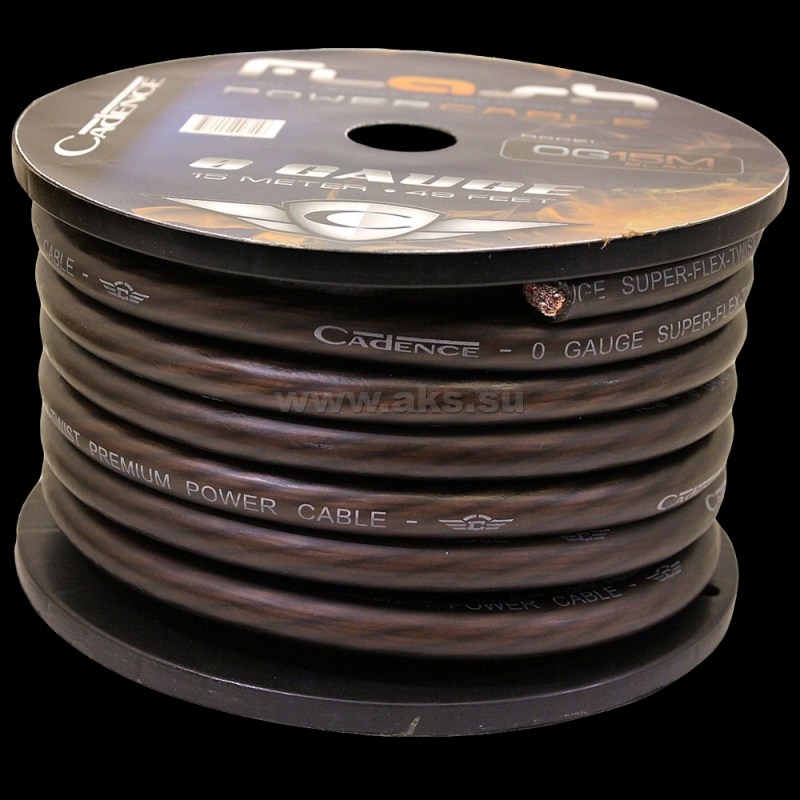 Cadence | 0G15M-Black | 0GA черного цвета, катушка 15 м. | 1