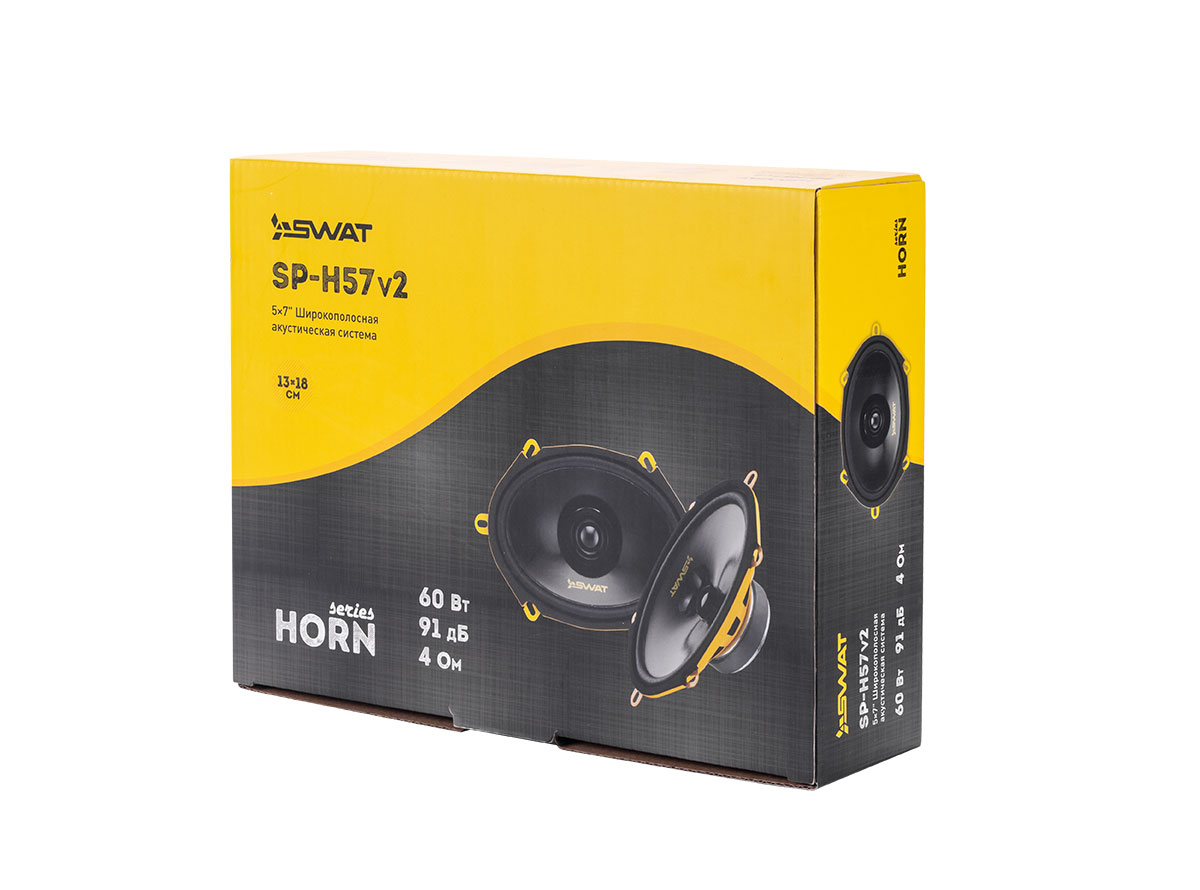 Swat | SP-H57v2 | широкополосная,  5"х7", 70/280 Вт, сетки | 6