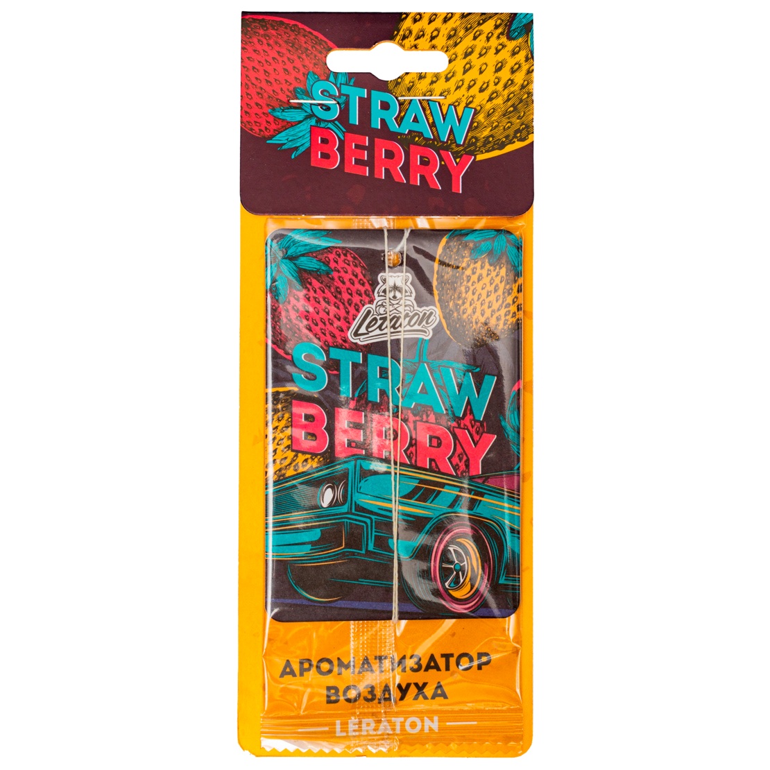 LERATON | STRAWBERRY | Ароматизатор подвесной LERATON STRAWBERRY (25 шт)| превью 2