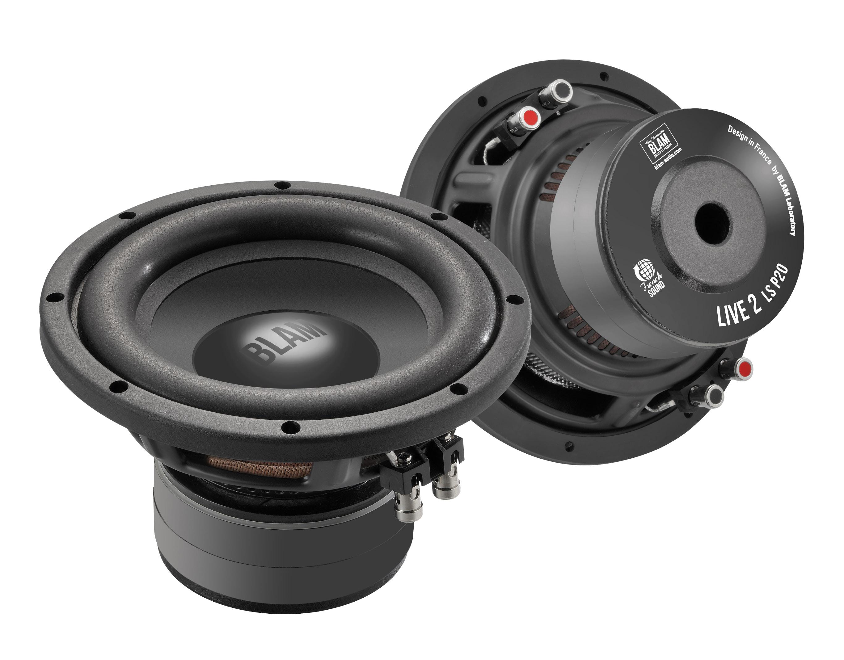 BLAM | LSP20 | сабвуферный динамик 8"(20см) 250/500Вт, 2+2Ом, 87дБ 10л| 2
