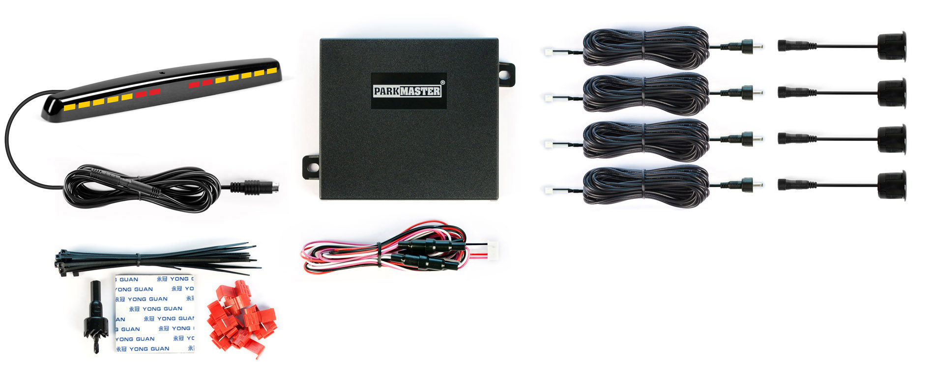 Parkmaster | 32-4-A-Silver | LED диспл.,память,уст на панель или зеркало з/в | 4