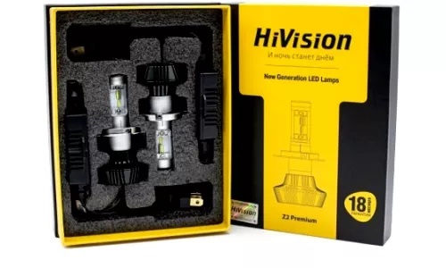 HiVision  |  H4 Z2 PREMIUM | Philips CANBUS  6000K, 4000Lm, 9-24V  комплект 2 шт. | превью 1