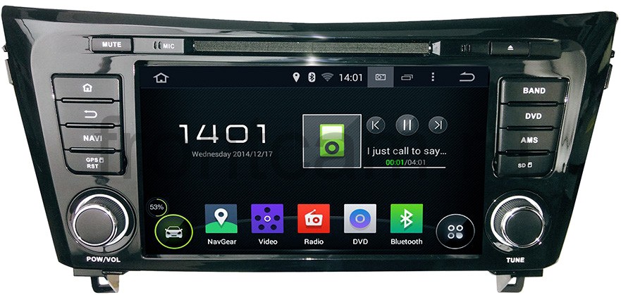 Intro Nissan AHR-6282 Android DVD магн Nissan X-trail, Quashqai 15+ BT, ТВ, навигация