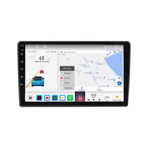 MEKEDE | YK4   9" 4-64 | Android 12, QLED дисплей 9 " Wi-Fi, 2DIN, USB, BT,| 1