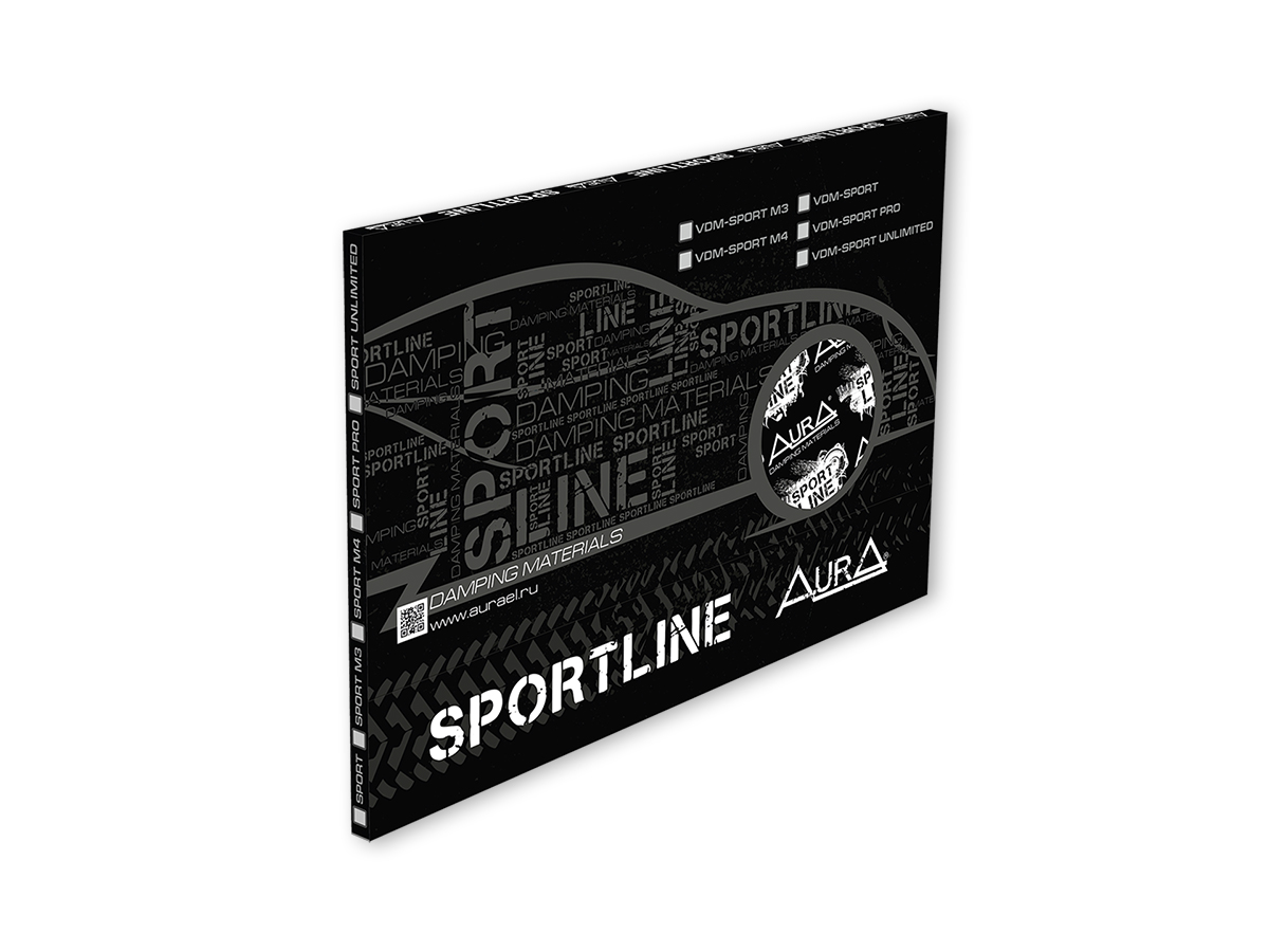AurA | VDM-SPORT M4 | Фольгированный вибродемпфер, толщина 4мм, фольга 100 мкм,  упак 10 л | превью 2
