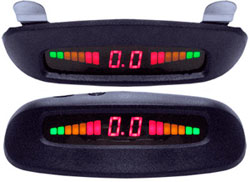 ALFA | RA-53 Silver | 4 датчика 22мм ,дисплей вперед и на заднюю обшивку | 1