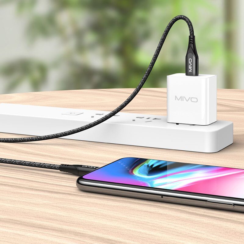 Mivo | MX-10L | Кабель Lighting Mivo - USB 2.4 А 1 м | 2